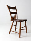 antique plank seat chair