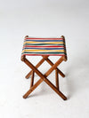 vintage camp stool