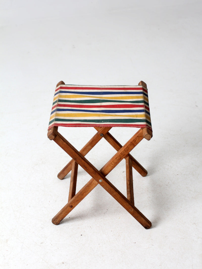vintage camp stool