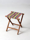 vintage camp stool