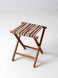 vintage camp stool