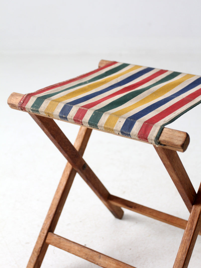 vintage camp stool