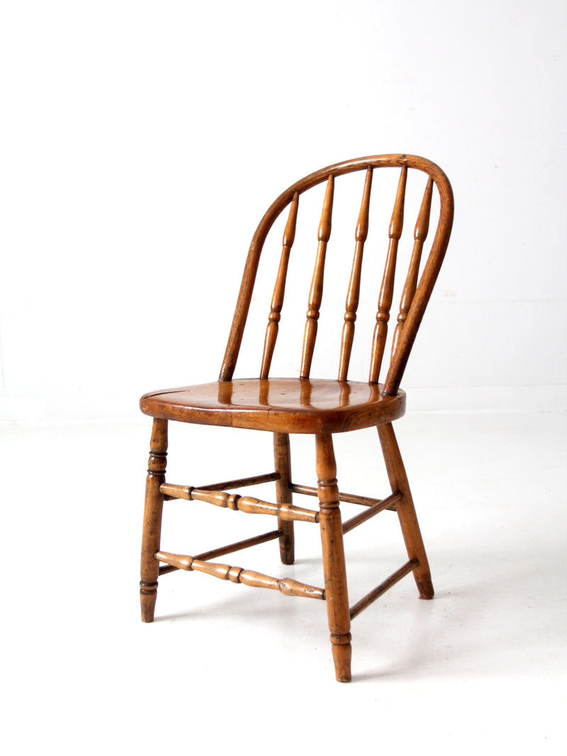 antique spindle back chair