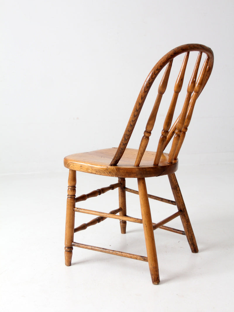 antique spindle back chair