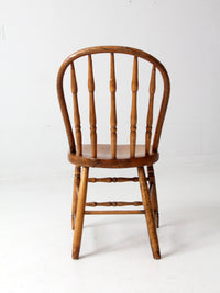 antique spindle back chair