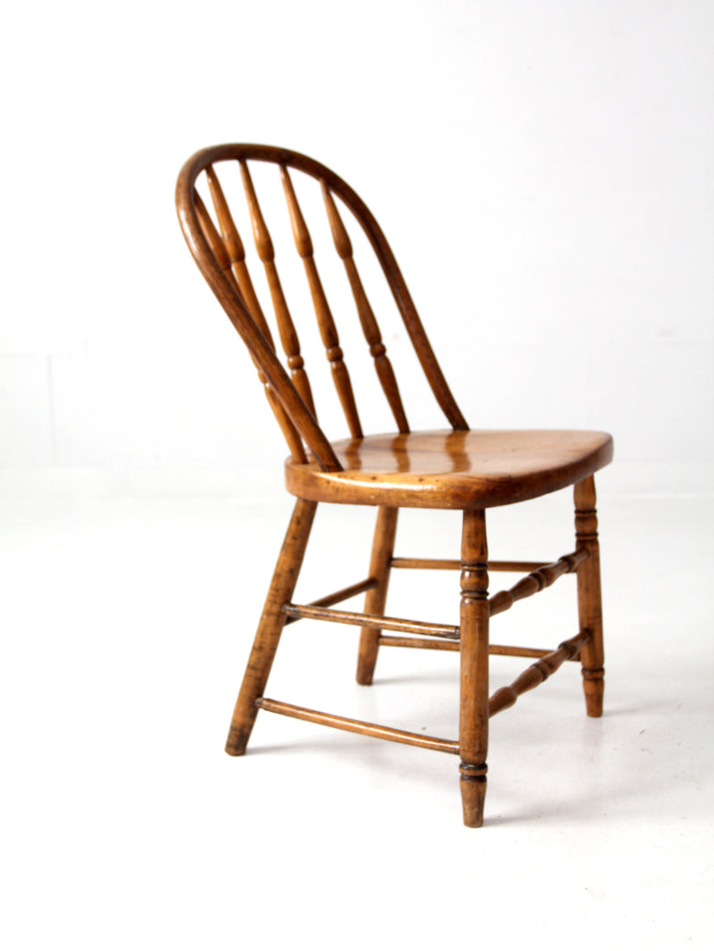 antique spindle back chair