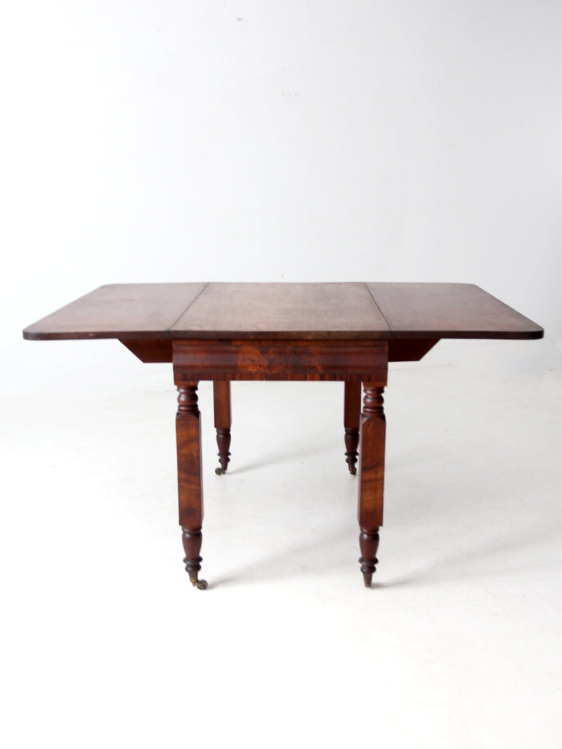 antique mahogany drop leaf table