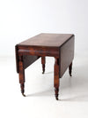antique mahogany drop leaf table