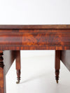 antique mahogany drop leaf table