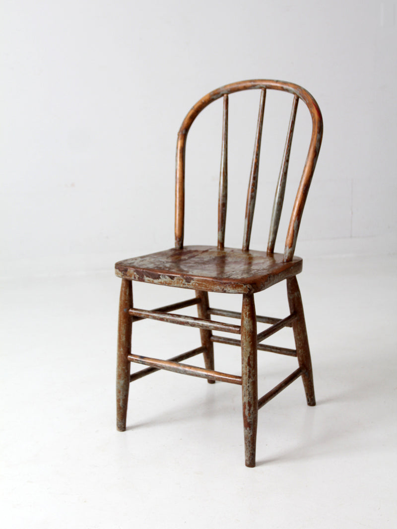 antique farmhouse Windsor chair