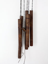 vintage folk art bird wind chime