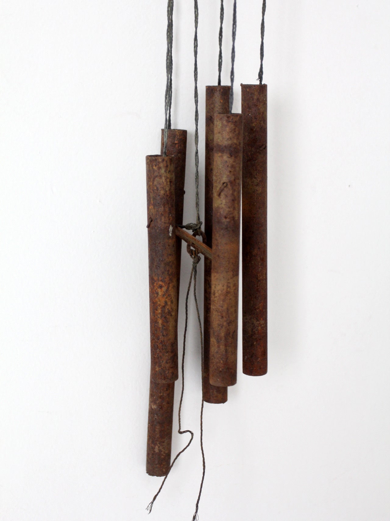 vintage folk art bird wind chime