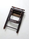 antique 1800s military folding camp chair