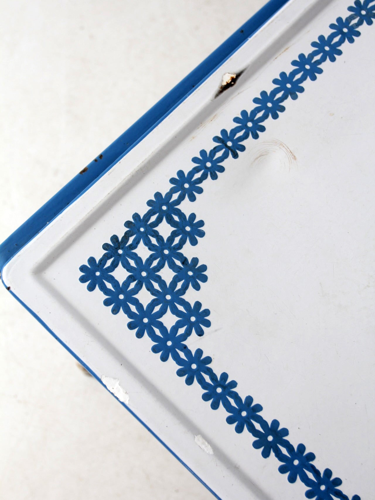 vintage 1930s drop leaf enamel top kitchen table