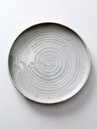 vintage studio pottery plate