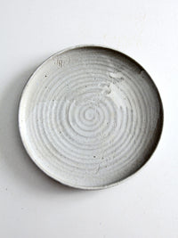 vintage studio pottery plate