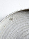 vintage studio pottery plate