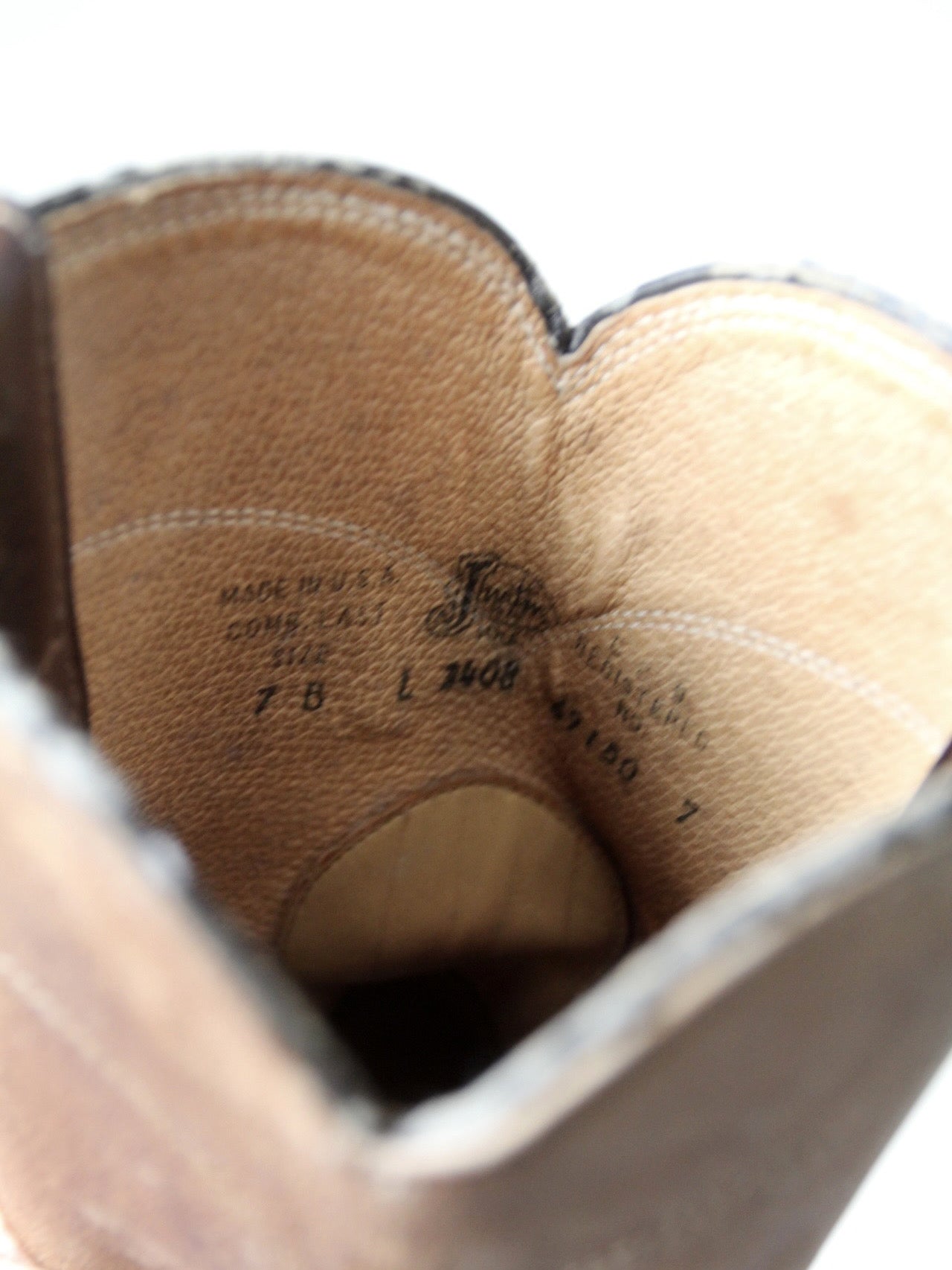 vintage Justin roper boots