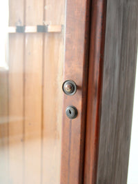 vintage pine gun cabinet