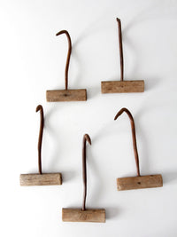 antique hand-forged ice picks | set of 5