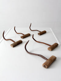 antique hand-forged ice picks | set of 5