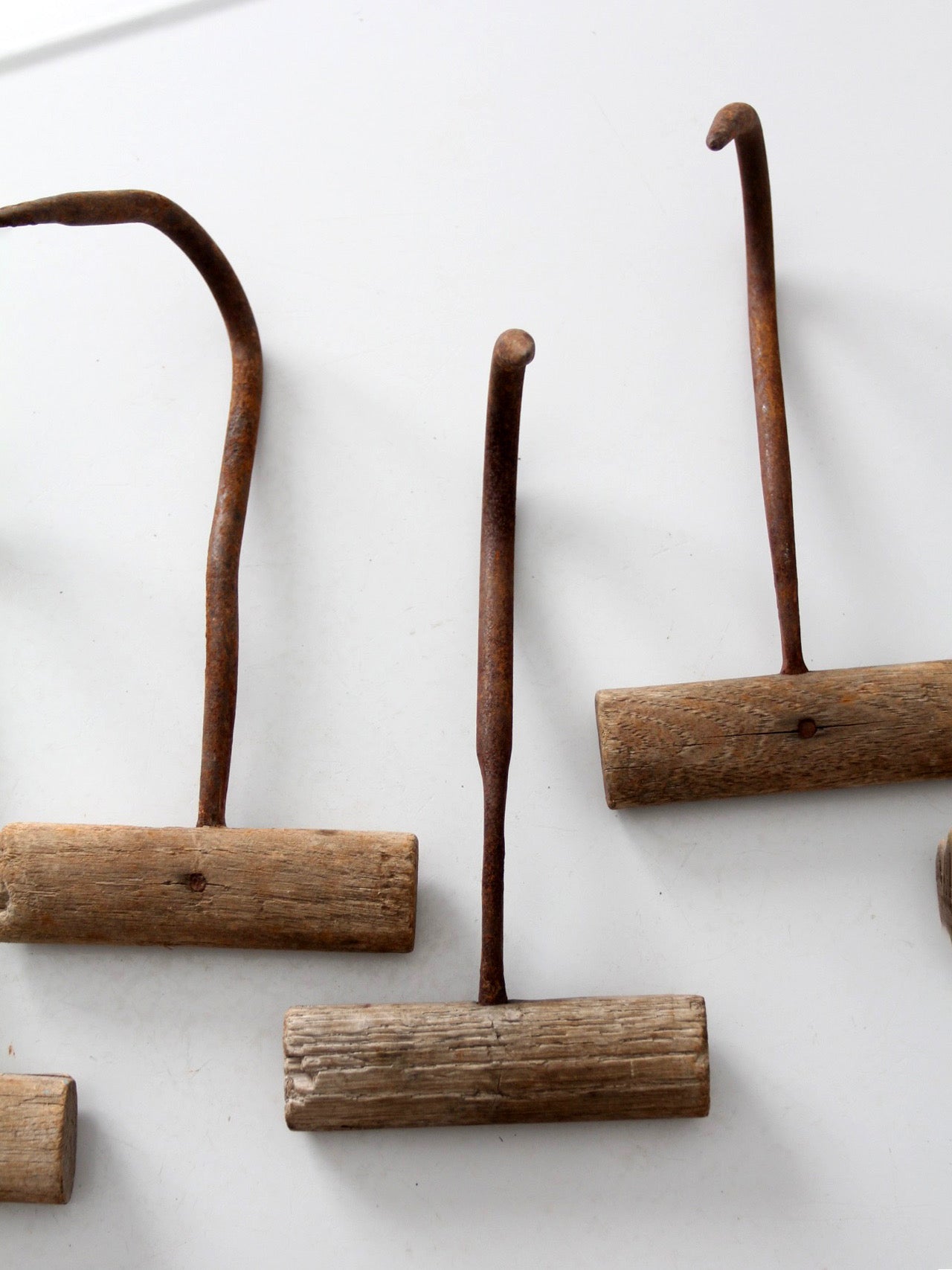 antique hand-forged ice picks | set of 5