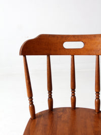 mid-century children's Early American style wood chair