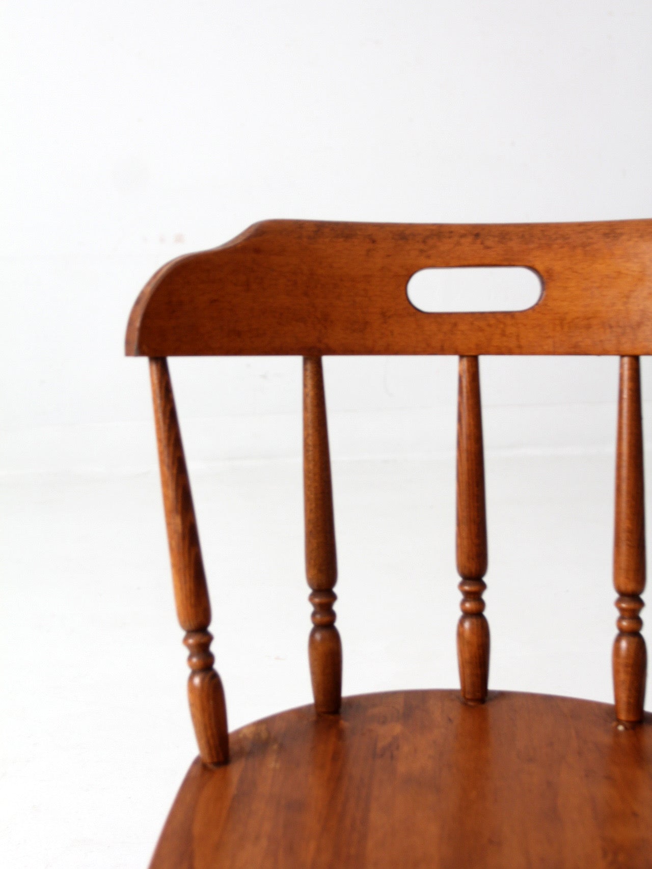 mid-century children's Early American style wood chair