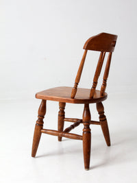 mid-century children's Early American style wood chair