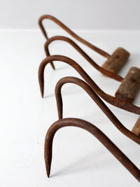 antique hand-forged ice picks | set of 5