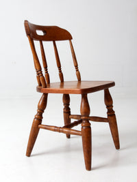 mid-century children's Early American style wood chair