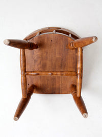mid-century children's Early American style wood chair