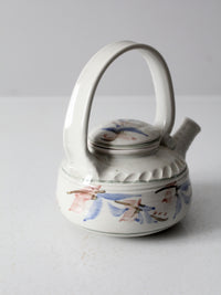 vintage studio pottery teapot