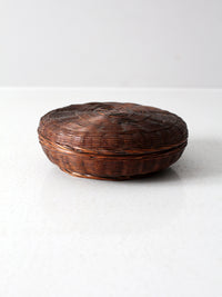 antique Chinese sewing basket