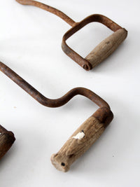 antique ice handling hooks set of 3
