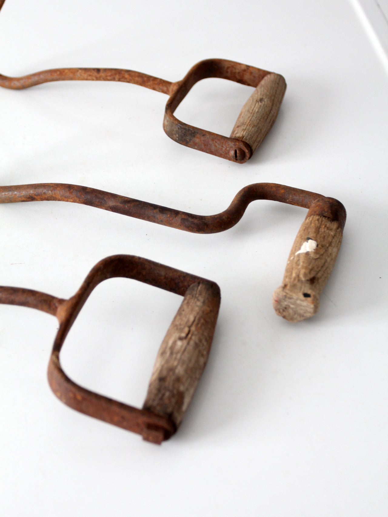antique ice handling hooks set of 3