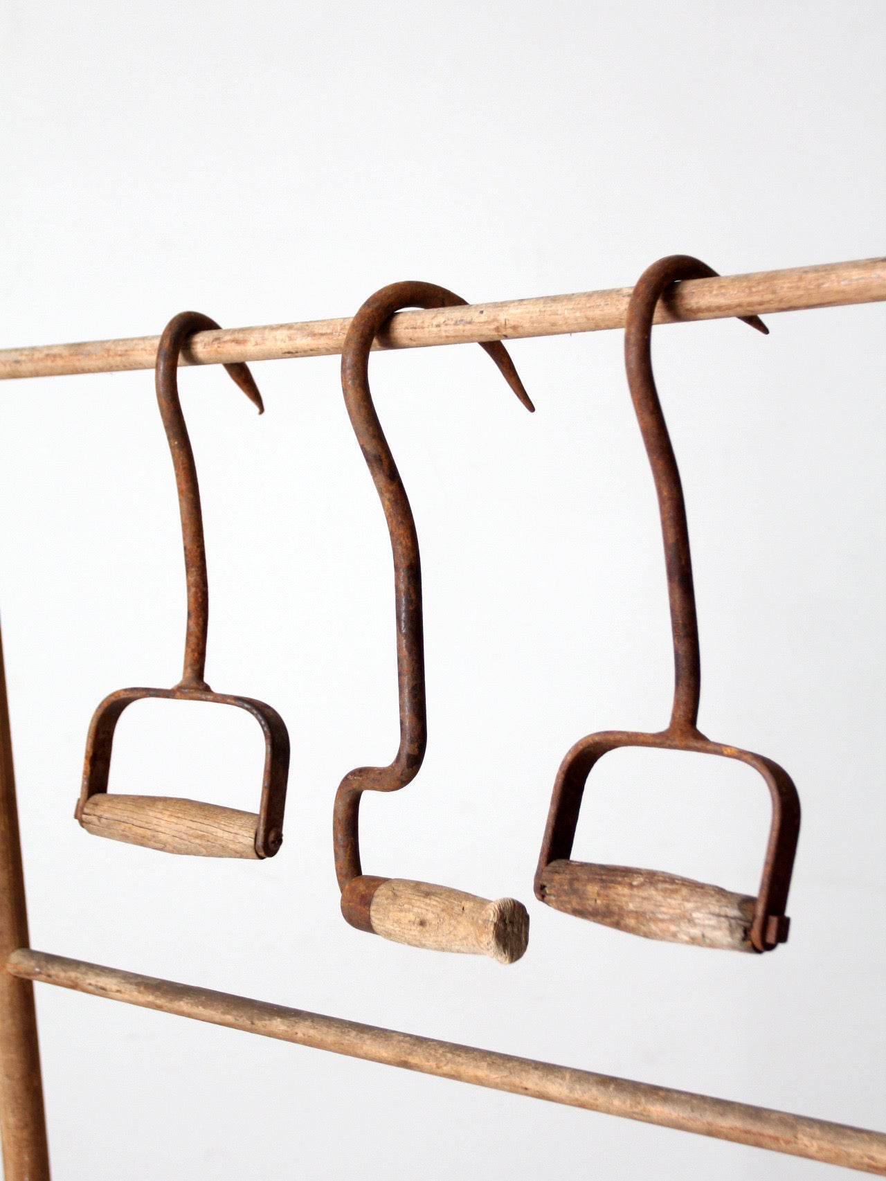 antique ice handling hooks set of 3