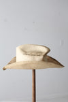vintage Rockmount distressed straw cowboy hat