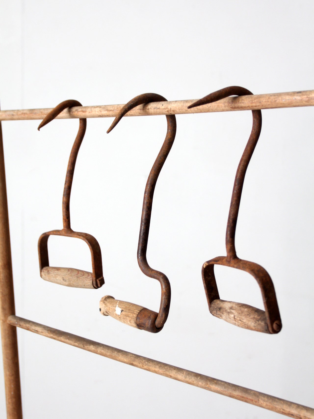 antique ice handling hooks set of 3