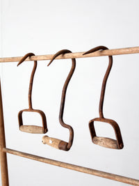 antique ice handling hooks set of 3