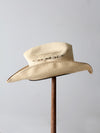 vintage Rockmount distressed straw cowboy hat