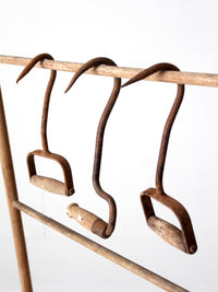 antique ice handling hooks set of 3