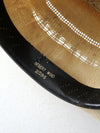 vintage Rockmount distressed straw cowboy hat