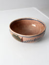 vintage Mexican pottery bowl