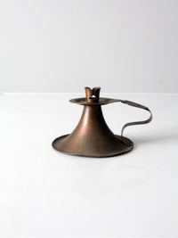 antique copper chamberstick