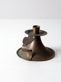 antique copper chamberstick