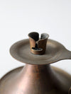 antique copper chamberstick