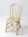 antique painted bow back spindle chair