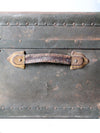 antique industrial metal trunk locker