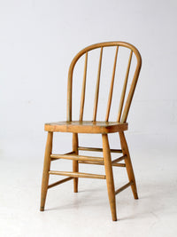 antique bow back farmhouse dining chair